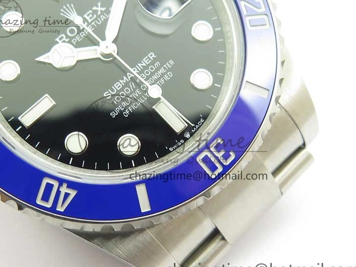 MiroTime 0211 Submariner 41mm 126619 LB BP Maker Black Dial on SS Bracelet A Tailored 2610